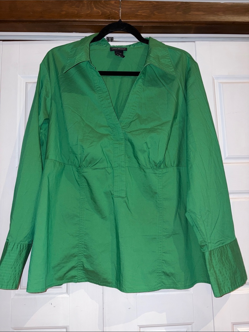 Lane Bryant Green Blouse 18/20